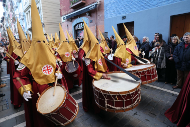 Fotos de la procesión de Jueves Santo en Pamplona