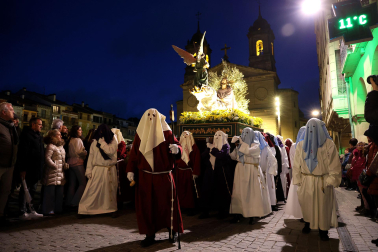Fotos de la procesión de la Oración en el Huerto el Jueves Santo en Estella