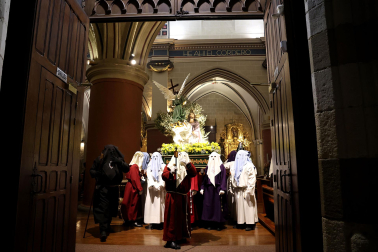 Fotos de la procesión de la Oración en el Huerto el Jueves Santo en Estella