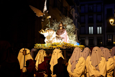 Fotos de la procesión de la Oración en el Huerto el Jueves Santo en Estella