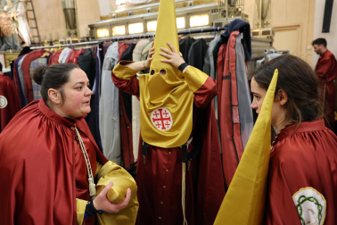 Fotos de la procesión de Jueves Santo en Pamplona