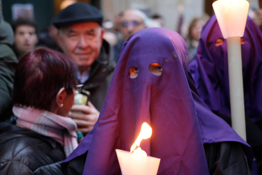 Fotos de la procesión de Jueves Santo en Pamplona