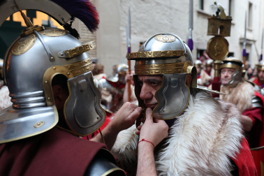 Fotos de la procesión de Jueves Santo en Pamplona