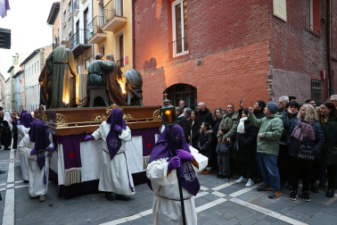 Fotos de la procesión de Jueves Santo en Pamplona