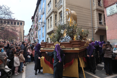 Fotos de la procesión de Jueves Santo en Pamplona