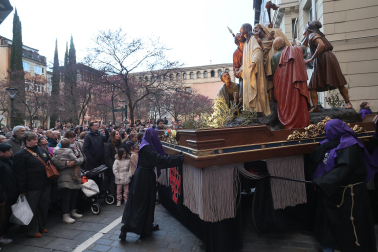 Fotos de la procesión de Jueves Santo en Pamplona