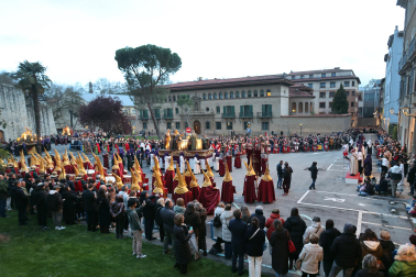 Fotos de la procesión de Jueves Santo en Pamplona