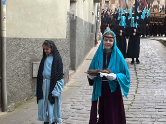 Fotos de la procesión de Viernes Santo de Tafalla