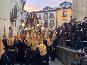 Fotos de la procesión de Viernes Santo de Tafalla
