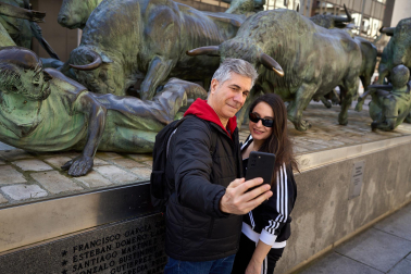 Turistas en Pamplona por Semana Santa