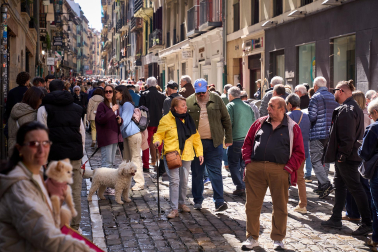 Turistas en Pamplona por Semana Santa