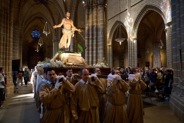 Fotos de la procesión de Domingo de Resurrección en Pamplona
