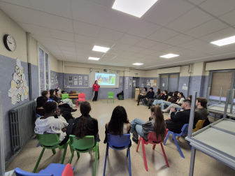 Una de las clases en Escuela Politécnica Navarra