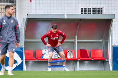 Foto del último entrenamiento de Osasuna antes del partido frente al Betis