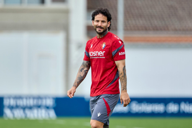 Foto del último entrenamiento de Osasuna antes del partido frente al Betis