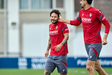 Foto del último entrenamiento de Osasuna antes del partido frente al Betis