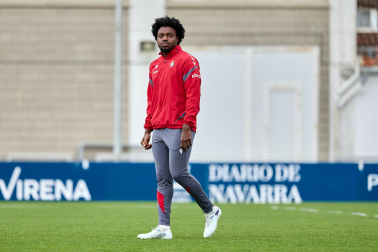 Foto del último entrenamiento de Osasuna antes del partido frente al Betis