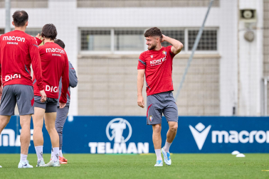 Foto del último entrenamiento de Osasuna antes del partido frente al Betis