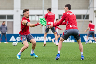 Foto del último entrenamiento de Osasuna antes del partido frente al Betis