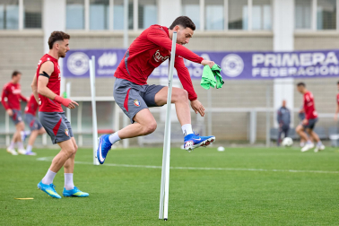 Foto del último entrenamiento de Osasuna antes del partido frente al Betis