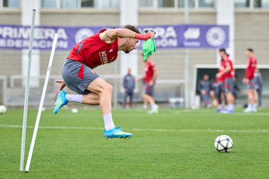 Foto del último entrenamiento de Osasuna antes del partido frente al Betis