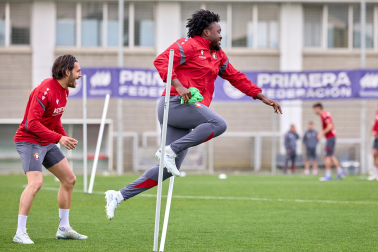 Foto del último entrenamiento de Osasuna antes del partido frente al Betis