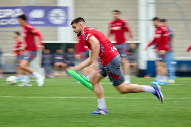 Foto del último entrenamiento de Osasuna antes del partido frente al Betis