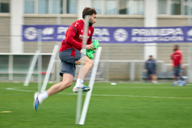 Foto del último entrenamiento de Osasuna antes del partido frente al Betis