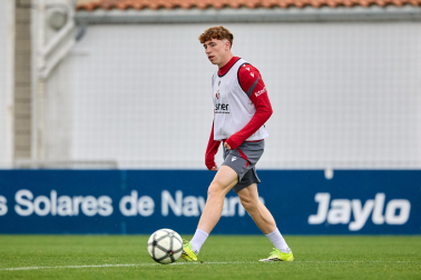 Foto del último entrenamiento de Osasuna antes del partido frente al Betis