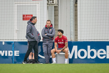 Foto del último entrenamiento de Osasuna antes del partido frente al Betis