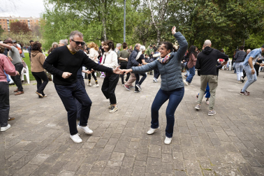 Foto del concierto picnic al aire libre en el Spring Lindy Weekend de Pamplona