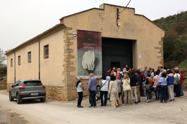 Las excavaciones de Santa Criz en Eslava con la sociedad de estudios históricos de Navarra