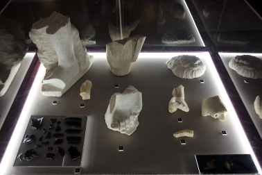 Las excavaciones de Santa Criz en Eslava con la sociedad de estudios históricos de Navarra