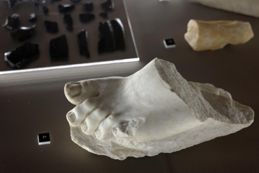 Las excavaciones de Santa Criz en Eslava con la sociedad de estudios históricos de Navarra