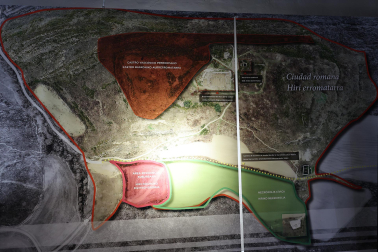 Las excavaciones de Santa Criz en Eslava con la sociedad de estudios históricos de Navarra