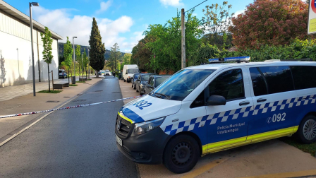 Fotos del desalojo del antiguo convento de Aranzadi en Pamplona