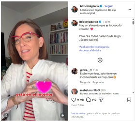 Según Boticaria García, el palmito "es todo corazón"