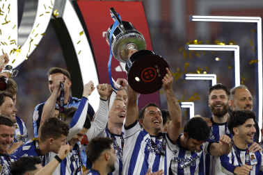 Fotos del triunfo de la Real Sociedad en la final de la Copa del Rey