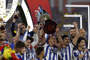 Fotos del triunfo de la Real Sociedad en la final de la Copa del Rey
