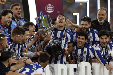 Fotos del triunfo de la Real Sociedad en la final de la Copa del Rey