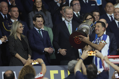 Fotos del triunfo de la Real Sociedad en la final de la Copa del Rey