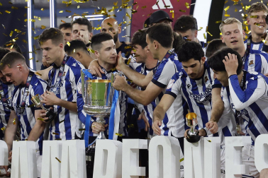 Fotos del triunfo de la Real Sociedad en la final de la Copa del Rey