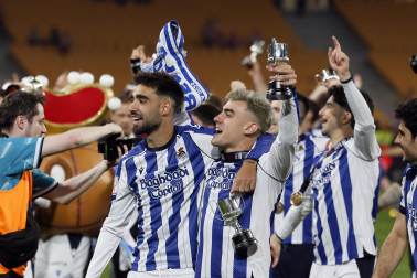 Fotos del triunfo de la Real Sociedad en la final de la Copa del Rey
