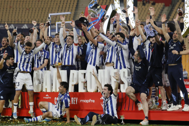 Fotos del triunfo de la Real Sociedad en la final de la Copa del Rey