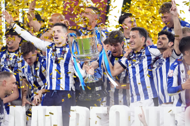 Fotos del triunfo de la Real Sociedad en la final de la Copa del Rey