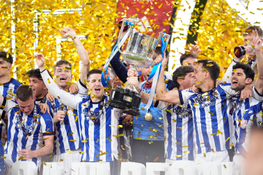 Fotos del triunfo de la Real Sociedad en la final de la Copa del Rey