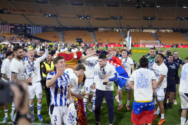 Fotos del triunfo de la Real Sociedad en la final de la Copa del Rey