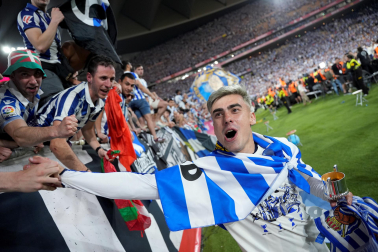 Fotos del triunfo de la Real Sociedad en la final de la Copa del Rey