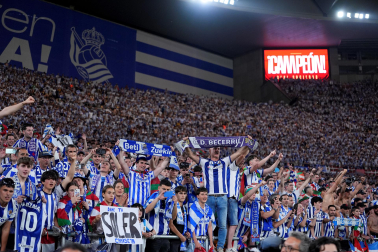 Fotos del triunfo de la Real Sociedad en la final de la Copa del Rey