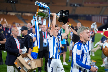 Fotos del triunfo de la Real Sociedad en la final de la Copa del Rey